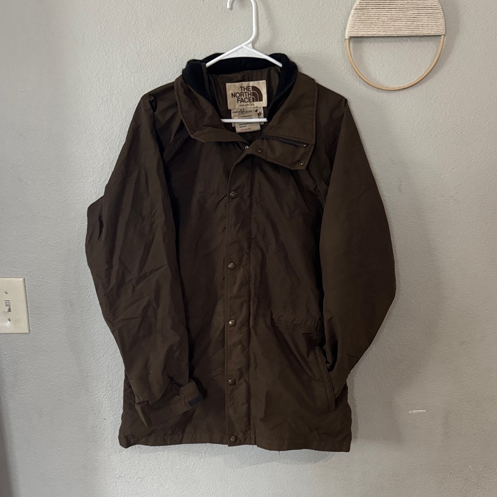 The North Face Men's Dark Brown Raincoat